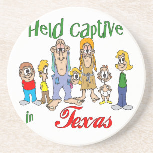 Posavasos Pascua de Sandstone en el Parque de Trailer de Tex