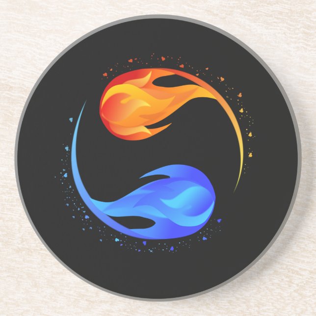 Posavasos Pascua de símbolo de amor- (Frente)