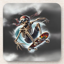 Posavasos Pascua de skateboard Rattle & Roll