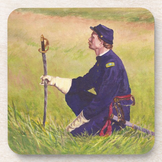 Posavasos Pascua de soldados de la guerra civil (Frente)