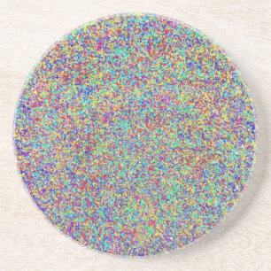 Posavasos Pascua de spray con arco iris