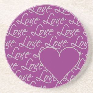 Posavasos Pascua de texto de amor, personalizar