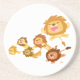 Posavasos Pascua del desfile de los leones Personalizados