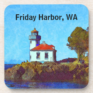 Posavasos Pascua del faro del viernes Harbour Lime Kiln