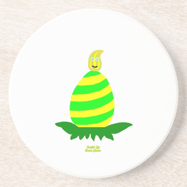 Posavasos Pascua Desearía La Pascua De Sandstone (Frente)