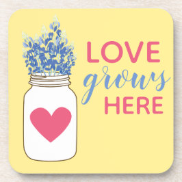 Posavasos Pascua floral con Bluebonnets