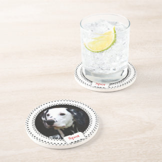 Posavasos Pascua fotográfica de perro con pipa
