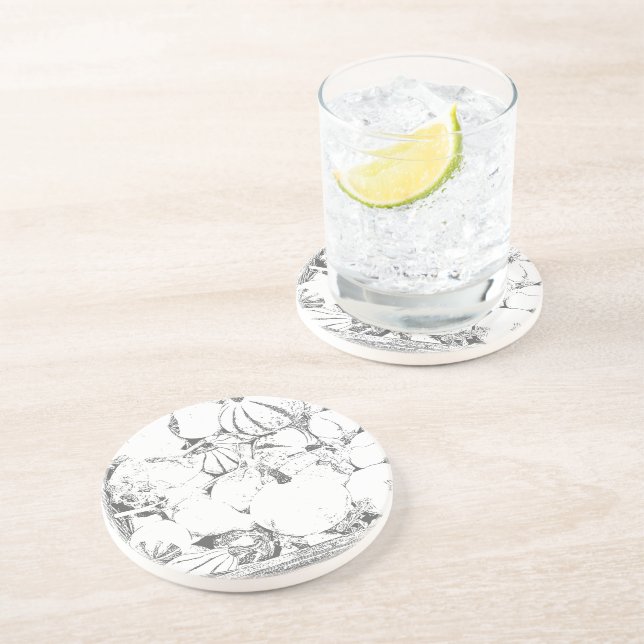 Posavasos Pascua - Melones en venta (Lado)