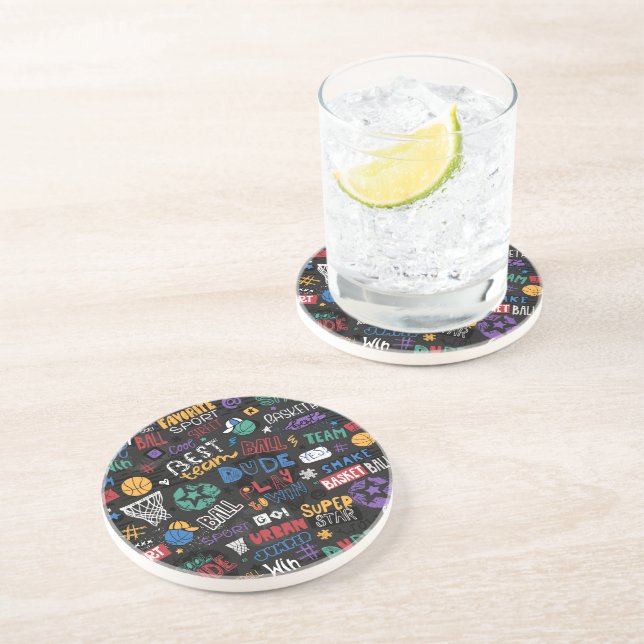 Posavasos Pascua para beber arena (Lado)