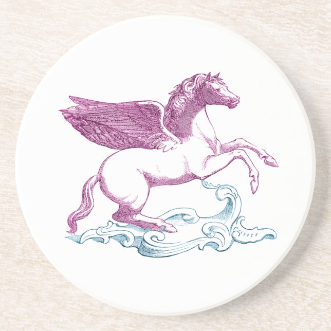 Posavasos Pascua púrpura pegasus (Frente)
