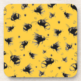 Posavasos Pascua Rústica de Abejas - mano despedida, regalo 