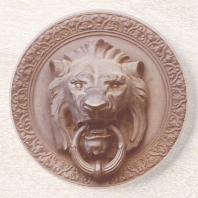 Posavasos Pascua - Tocador de la puerta del león (Frente)
