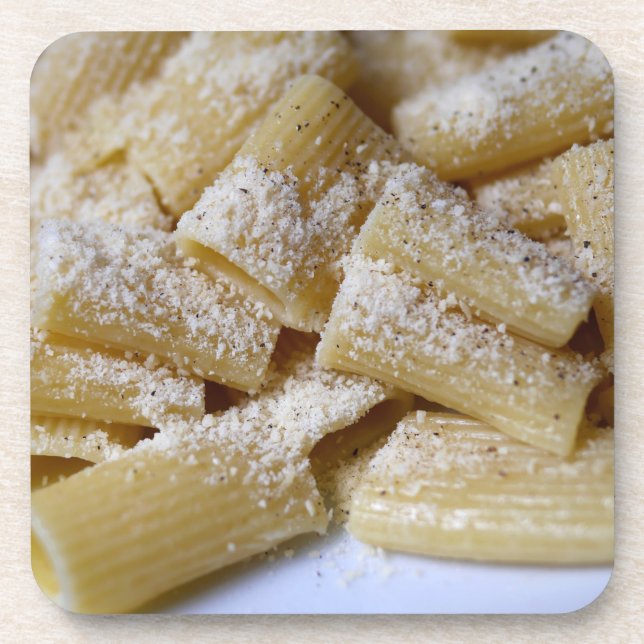 Posavasos Pasta con queso parmesano (Frente)
