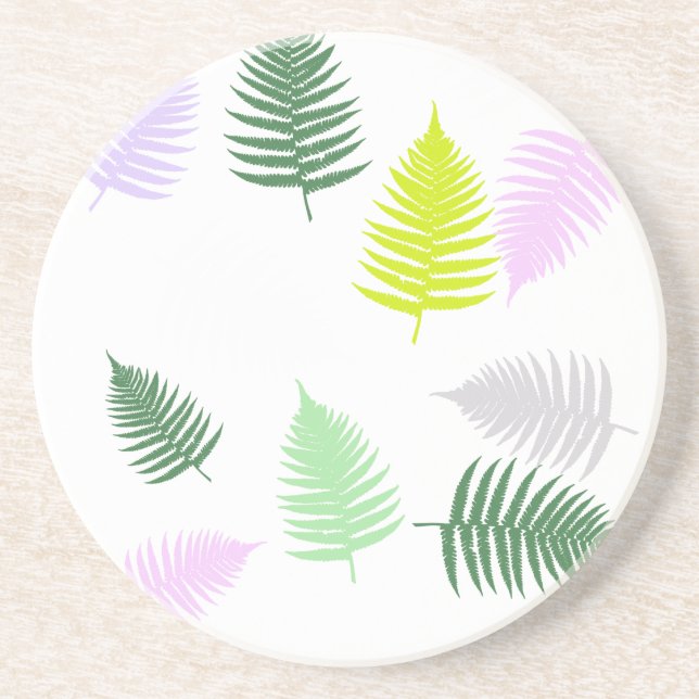 Posavasos Pastel Colours Lucky Fern (Frente)