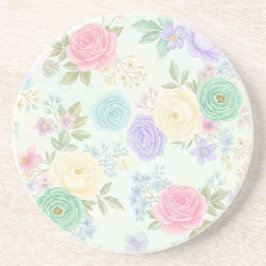 Posavasos Pastel de arenisca floral