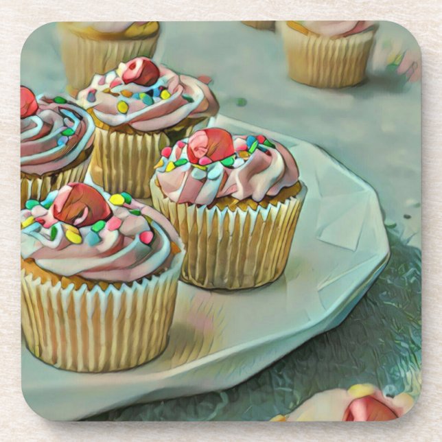 Posavasos Pastel de helado (Frente)