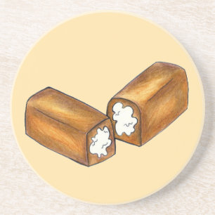 Posavasos Pastel de refrigerios rellenos de crema Junkie Foo