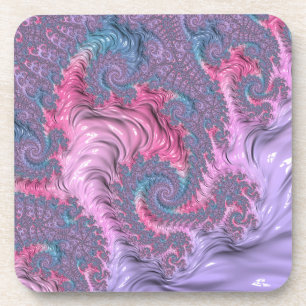 Posavasos Pastel Fractal
