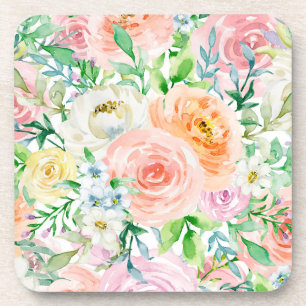 Posavasos Pastel romantic garden