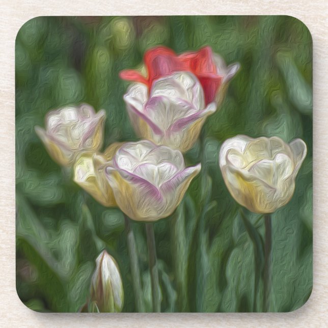 Posavasos Pastel Tulips (Frente)