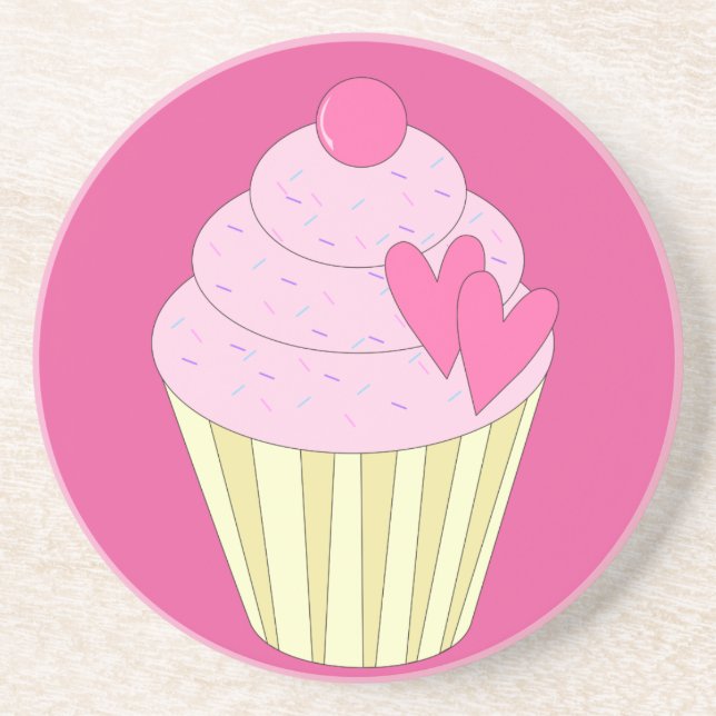 Posavasos Pastelito decorado illusima (Frente)