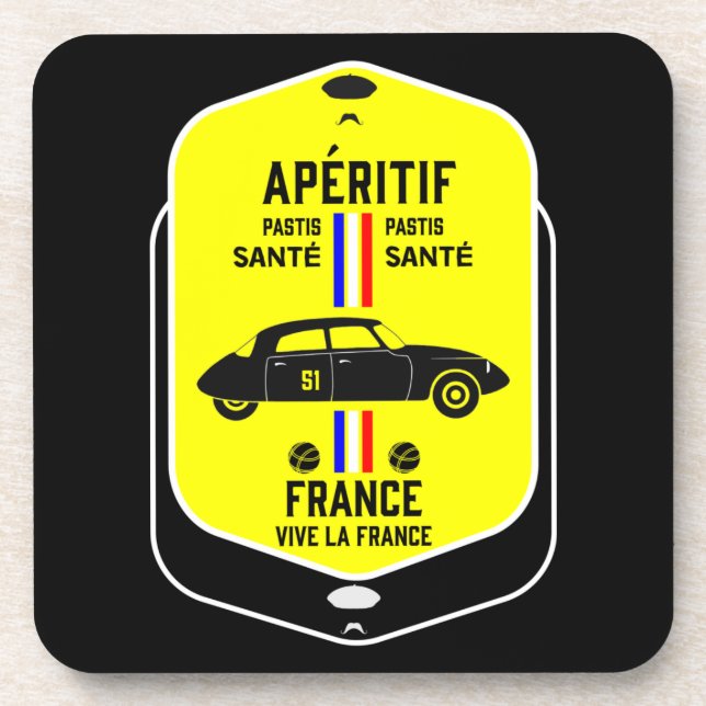 Posavasos Pastis de Marseille France (Frente)