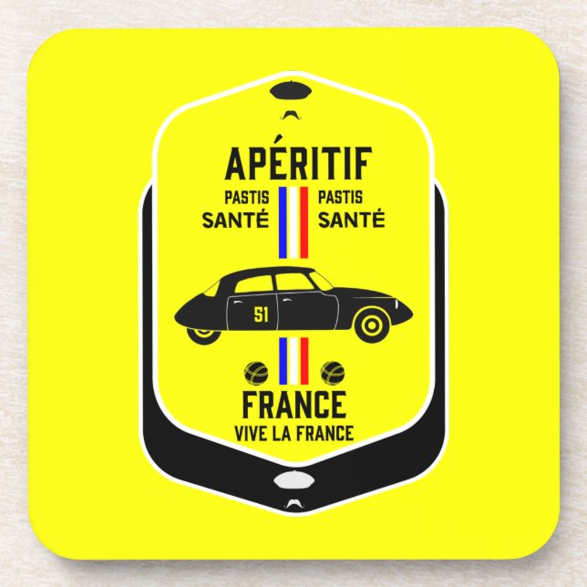 Posavasos Pastis de Marseille France (Frente)