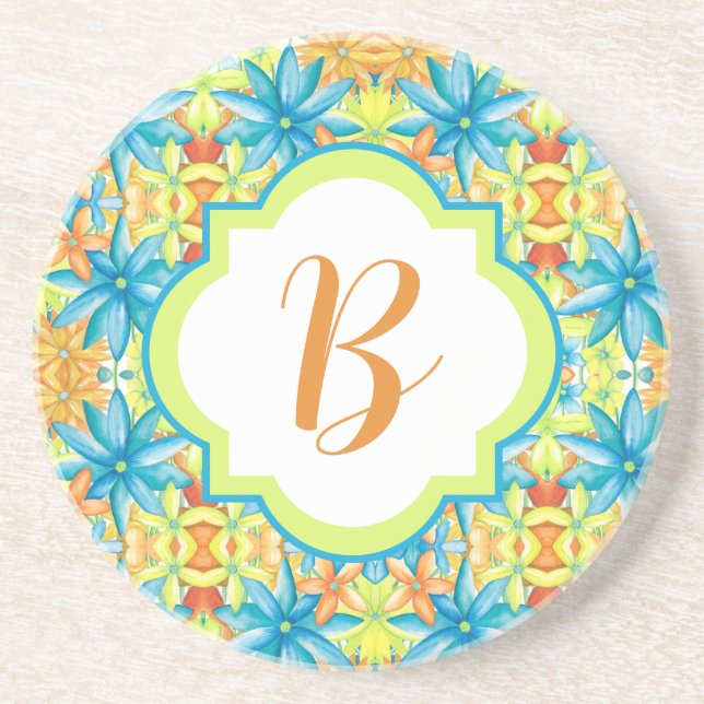 Posavasos Pat Mosaic Stone Coaster (Frente)