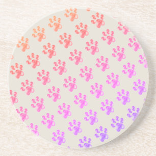 Posavasos Patas de arcoíris pastel