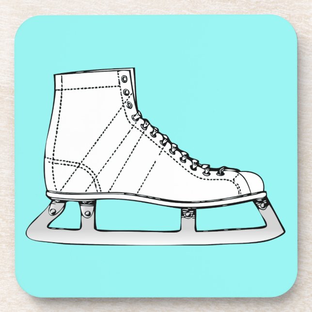 Posavasos Patinaje artístico sobre hielo (Frente)