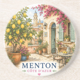 Posavasos Patio Menton French Riviera coasters