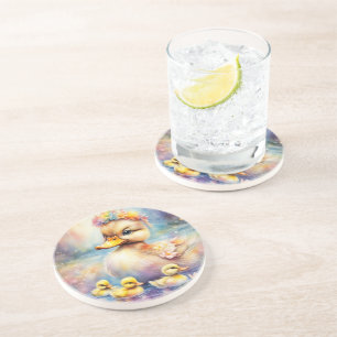 Posavasos Pato de las aves arcoiris 5