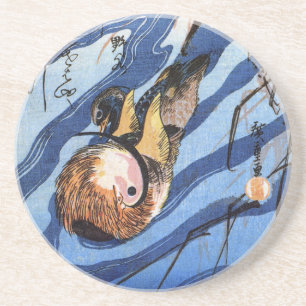 Posavasos Pato de mandarín, Hiroshige