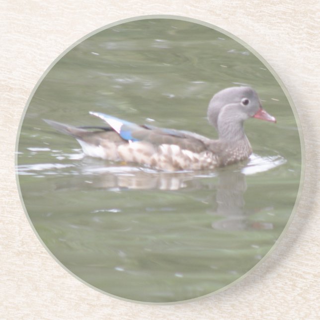 Posavasos Pato en las montañas del lago (Frente)