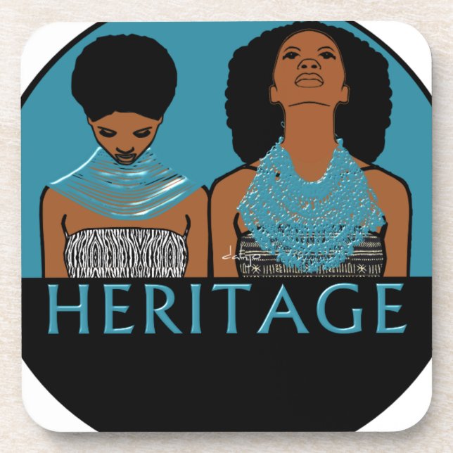 Posavasos Patrimonio AFRICANO (Frente)