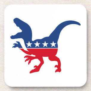 Posavasos Patriótico anti-política T-Rex