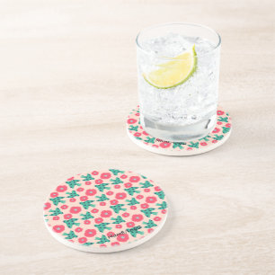 Posavasos patrón_8_camellia y pájaro_2 arenisca