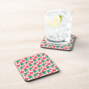 Posavasos patrón_8_camellia y pájaro_2 plástico duro