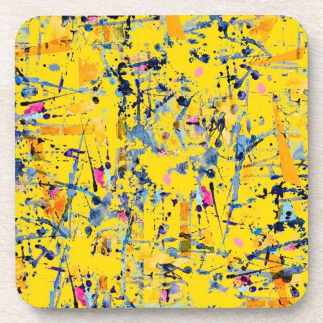 Posavasos Patrón abstracto (Frente)