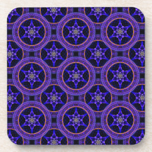 Posavasos Patrón abstracto boho elegante moderno floral #505