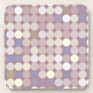 Posavasos Patrón abstracto de círculos de tejido
