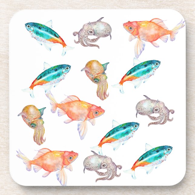 Posavasos Patrón animal marino (Frente)