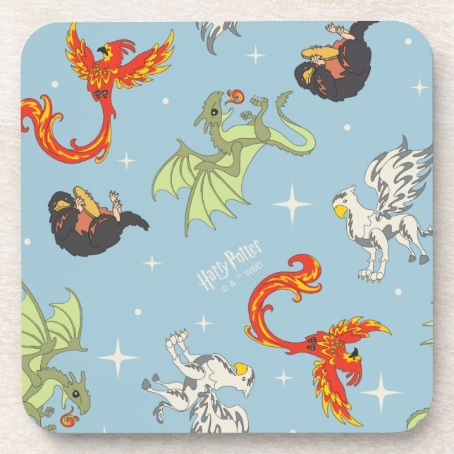 Posavasos Patrón Antiguo de Criaturas Mágicas (Frente)