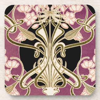 Posavasos Patrón Art Nouveau #2