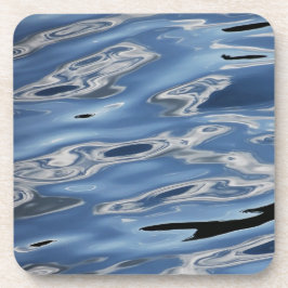 Posavasos Patrón azul abstracto de Guay