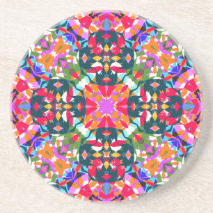 Posavasos Patrón brillante divertido Decoración ecléctica mo