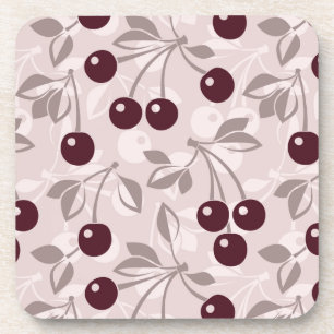 Posavasos Patrón con cerezas 2