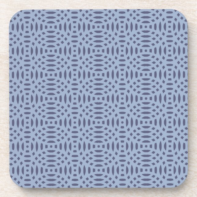 Posavasos patrón continuo de formas circulares (Frente)