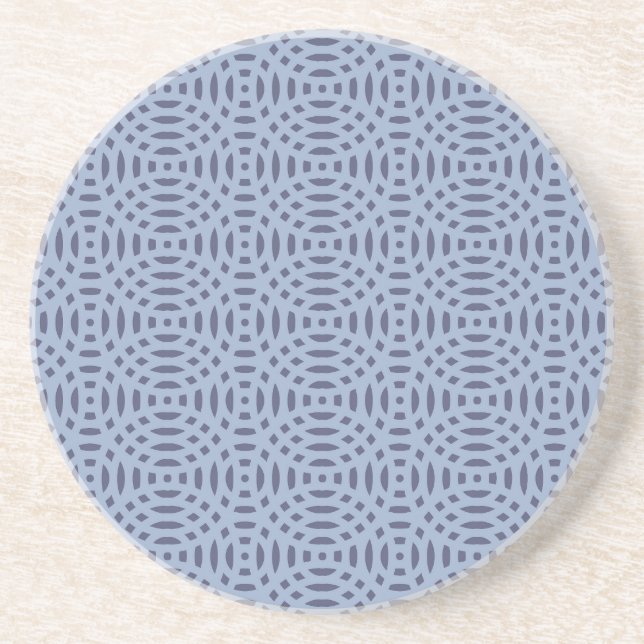 Posavasos patrón continuo de formas circulares (Frente)