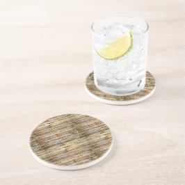 Posavasos Patrón continuo de tablón de madera marrón desgast